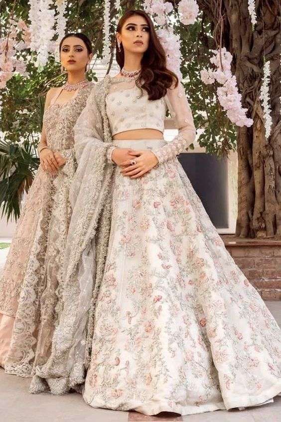 Designer Bridal Light Pink Indian Wedding Dress #BN1226 | Indian bridal wear,  Pakistani bridal dresses, Indian wedding dress